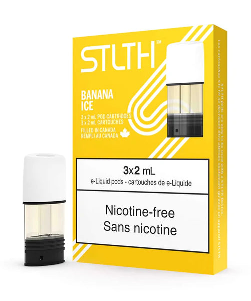 Stlth Pods Nicotine Free Banana ICe