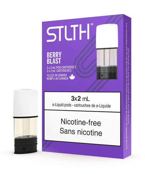 Stlth Pods Nicotine Free Berry Blast