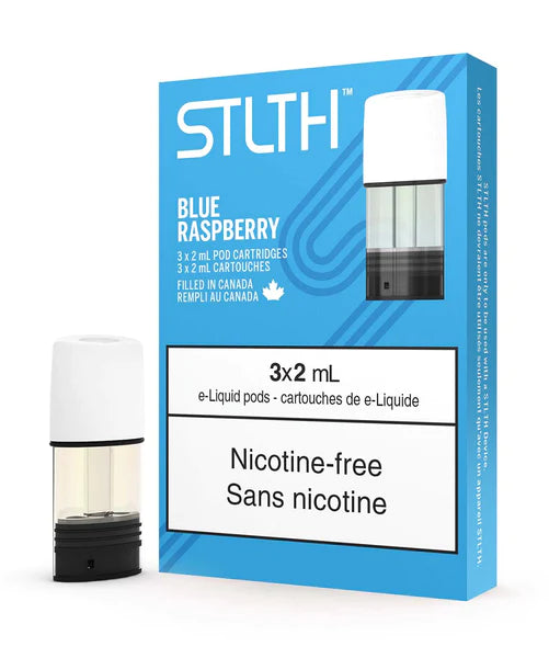 Stlth Pods Nicotine Free Blue Raspberry