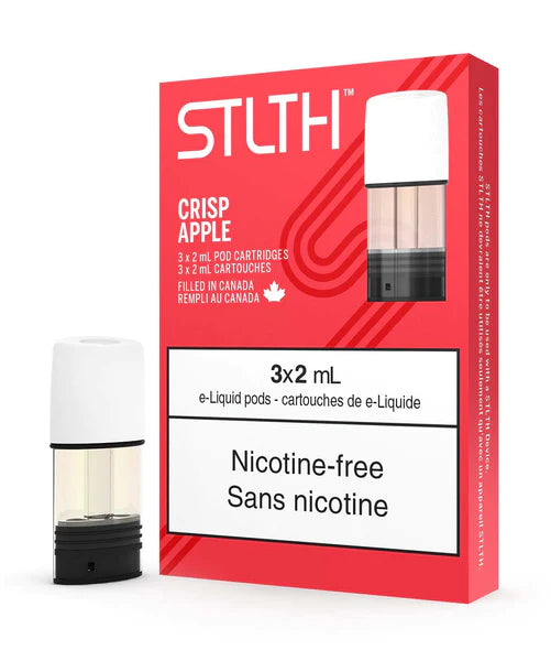 Stlth Pods Nicotine Free Crisp Apple