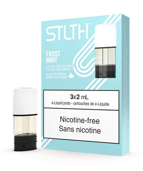 Stlth Pods Nicotine Free Frost Mint