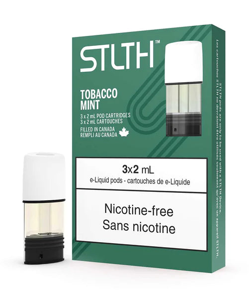 Stlth Pods Nicotine Free Tobacco Mint