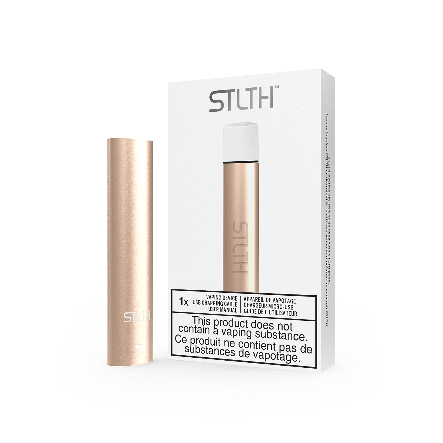 Stlth Metal Device rose gold metal