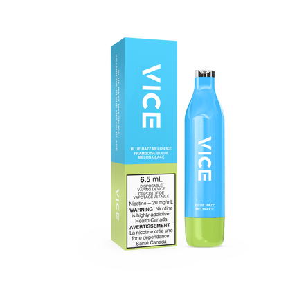 Vice Disposable 2500 Puffs  Blue Razz Melon Ice